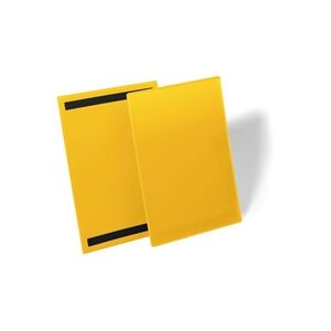 Durable Magnetic Pocket A4 Yellow Durable Magnetic Pocket A4 Yellow
