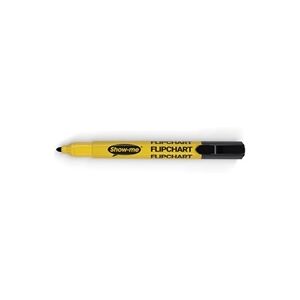 Show-me Flipchart Markers Black (Pack of 10) FCM10BK Show-me Flipchart Markers Black (Pack of 10) FCM10BK