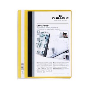 Durable DURAPLUS A4+ Folder Yellow Durable DURAPLUS A4+ Folder Yellow