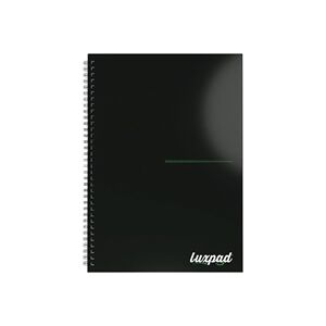 Silvine Luxpad Recycled Twin Wire Hardback Notebook A4 Black (Pack 5) Silvine Luxpad Recycled Twin Wire Hardback Notebook A4 Black (Pack 5)