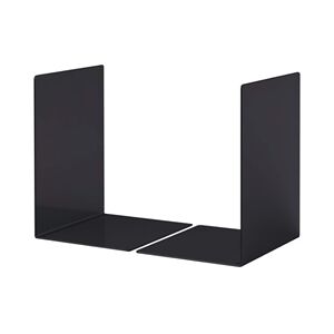 Durable Bookends Large Set of 2 Black Durable Bookends Large Set of 2 Black