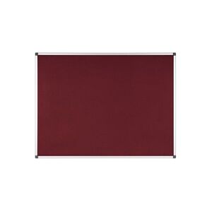 Bi-Office Maya Notice Board, Burgundy Fe Bi-Office Maya Notice Board, Burgundy Fe