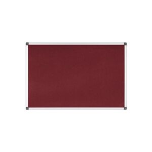 Bi-Office Maya Notice Board, Burgundy Fe Bi-Office Maya Notice Board, Burgundy Fe