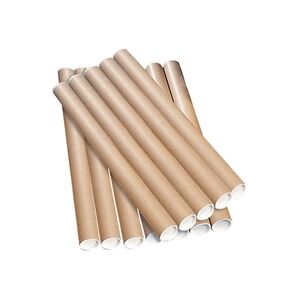 Unbranded Postal Tube 760x76mm Brown Kraft (12 Pack) PT-076-15-0760 Unbranded Postal Tube 760x76mm Brown Kraft (12 Pack) PT-076-15-0760