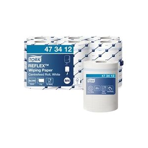 Tork Reflex M4 Centrefeed Wiping Paper 1-Ply 114m (6 Pack) Tork Reflex M4 Centrefeed Wiping Paper 1-Ply 114m (6 Pack)