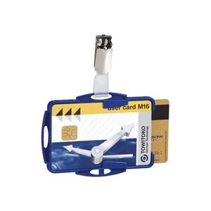 Durable Duo Security Pass Holder Blue (25 Pack) Durable Duo Security Pass Holder Blue (25 Pack)