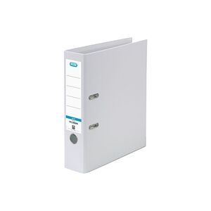 Elba 70mm Lever Arch File Plastic White A4 100080902 Elba 70mm Lever Arch File Plastic White A4 100080902