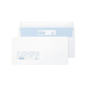 Evolve DL Envelope Recycled Window Wallet Self Seal 90gsm - RD7884 Evolve DL Envelope Recycled Window Wallet Self Seal 90gsm - RD7884