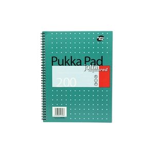 Pukka Pad Square Wirebound Metallic Jotta Notepad 200 Pages - JM018SQ Pukka Pad Square Wirebound Metallic Jotta Notepad 200 Pages - JM018SQ