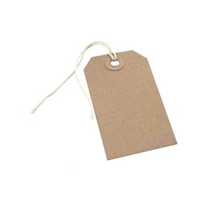Unbranded Strung Tag 146x73mm Buff (1000 Pack) KF01613 Unbranded Strung Tag 146x73mm Buff (1000 Pack) KF01613