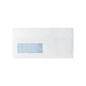 Unbranded DL Window Envelope 80gsm Self Seal White (1000 Pack) Unbranded DL Window Envelope 80gsm Self Seal White (1000 Pack)