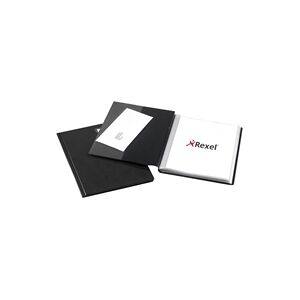 Rexel Nyrex Slimview Display Book 50 Pocket A4 Black Rexel Nyrex Slimview Display Book 50 Pocket A4 Black