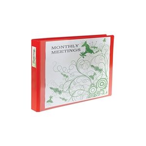 Elba Vision 30mm 4D-Ring Binder Oblong A3 Red Elba Vision 30mm 4D-Ring Binder Oblong A3 Red