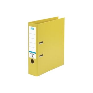 Elba 70mm Lever Arch File Plastic Yellow A4 100080901 Elba 70mm Lever Arch File Plastic Yellow A4 100080901