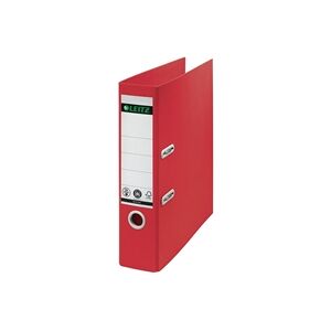 Leitz Recycle Colours Lever Arch File A4 80mm Red (Pack of 10) 10180025 Leitz Recycle Colours Lever Arch File A4 80mm Red (Pack of 10) 10180025