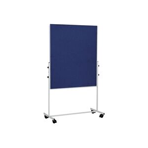 Bi-Office Mobile Felt Board 1500x1200mm Blue Bi-Office Mobile Felt Board 1500x1200mm Blue