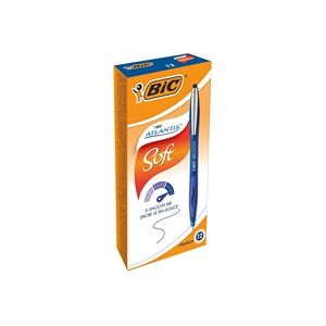 Bic Atlantis Premium Retractable Ballpoint Pen Medium Blue (12 Pack) Bic Atlantis Premium Retractable Ballpoint Pen Medium Blue (12 Pack)