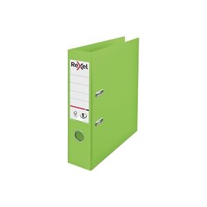 Rexel Choices 75mm Lever Arch File Polypropylene A4 Green 2115504 Rexel Choices 75mm Lever Arch File Polypropylene A4 Green 2115504