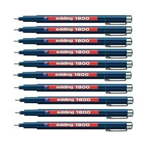 edding 1800 Profipen Technical Pen Ultra Fine Black (10 Pack) edding 1800 Profipen Technical Pen Ultra Fine Black (10 Pack)