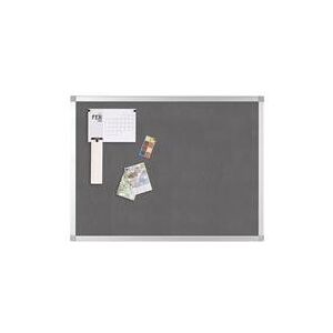 Q-Connect Aluminium Frame Felt Noticeboard 900x600mm Grey - KF01073 Q-Connect Aluminium Frame Felt Noticeboard 900x600mm Grey - KF01073