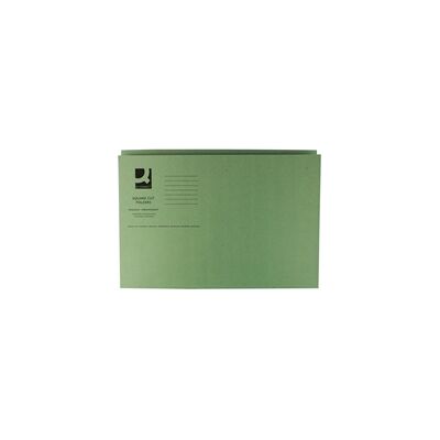 Q-Connect Square Cut Folder Mediumweight 250gsm Foolscap - KF01189 Q-Connect Square Cut Folder Mediumweight 250gsm Foolscap - KF01189