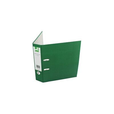 Q-Connect Lever Arch File Paperbacked A4 Green (10 Pack) KF20040 Q-Connect Lever Arch File Paperbacked A4 Green (10 Pack) KF20040