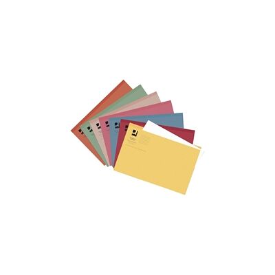 Q-Connect Square Cut Folder Lightweight 180gsm Foolscap - KF01491 Q-Connect Square Cut Folder Lightweight 180gsm Foolscap - KF01491