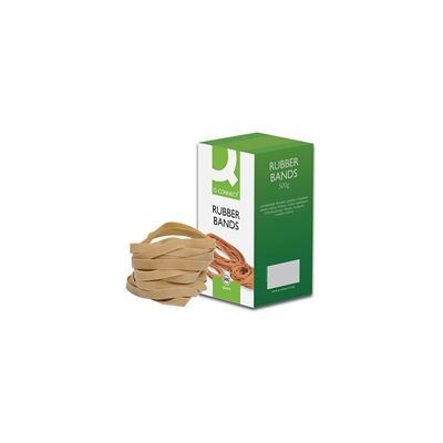 Q-Connect Rubber Bands No.89 152.4 x 12.7mm 500g Ref KF10573 Q-Connect Rubber Bands No.89 152.4 x 12.7mm 500g Ref KF10573