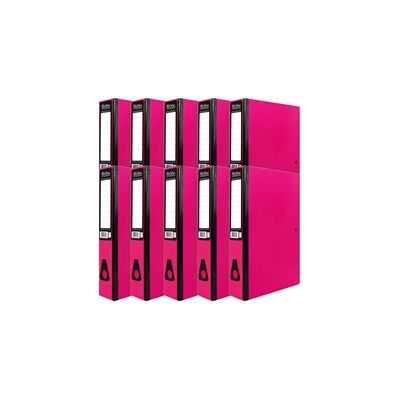 Pukka Brights Box File Foolscap Pink (10 Pack) BR-7780 Pukka Brights Box File Foolscap Pink (10 Pack) BR-7780
