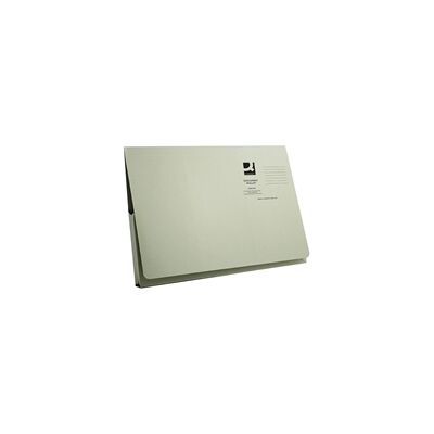 Q-Connect Long Flap Document Wallet Foolscap Green Pk 50 - KF03931 Q-Connect Long Flap Document Wallet Foolscap Green Pk 50 - KF03931