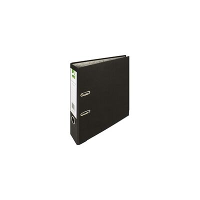 Q-Connect Lever Arch File Paperbacked A4 Black (10 Pack) KF20038 Q-Connect Lever Arch File Paperbacked A4 Black (10 Pack) KF20038