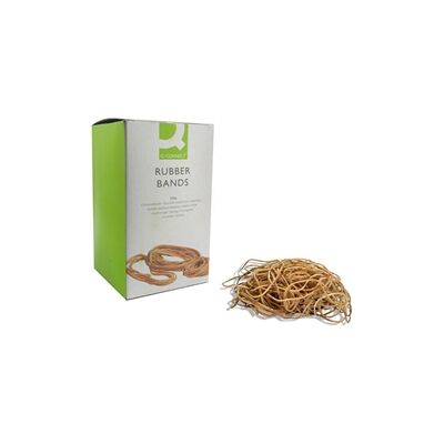 Q-Connect Rubber Bands No.30 50.8 x 3.2mm 500g Ref KF10535 Q-Connect Rubber Bands No.30 50.8 x 3.2mm 500g Ref KF10535