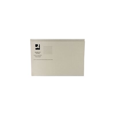Q-Connect Square Cut Folder Mediumweight 250gsm Foolscap - KF01190 Q-Connect Square Cut Folder Mediumweight 250gsm Foolscap - KF01190