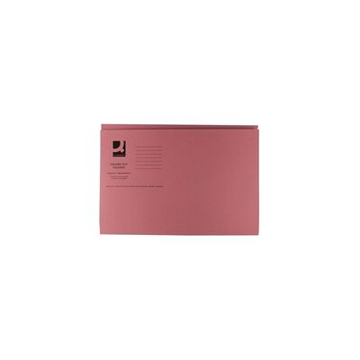 Q-Connect Square Cut Folder Mediumweight 250gsm Foolscap - KF01187 Q-Connect Square Cut Folder Mediumweight 250gsm Foolscap - KF01187