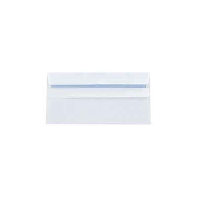 Q-Connect DL Envelopes Wallet Self Seal 120gsm White Pk 1000 - KF97366 Q-Connect DL Envelopes Wallet Self Seal 120gsm White Pk 1000 - KF97366