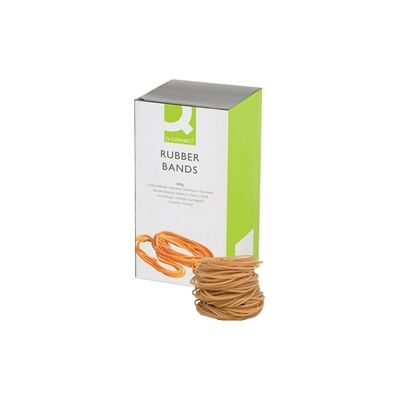 Q-Connect Rubber Bands No.24 152.4 x 1.6mm 500g Ref KF10533 Q-Connect Rubber Bands No.24 152.4 x 1.6mm 500g Ref KF10533
