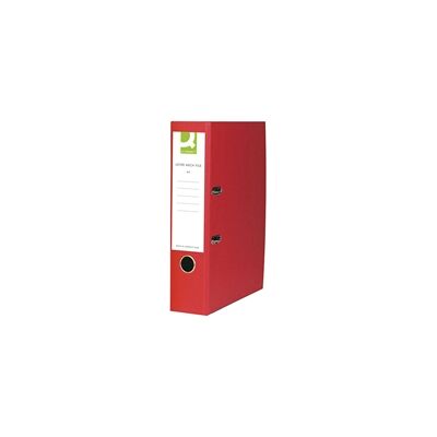 Q-Connect Lever Arch File Paperbacked A4 Red (10 Pack) KF20041 Q-Connect Lever Arch File Paperbacked A4 Red (10 Pack) KF20041