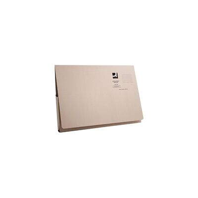 Q-Connect Long Flap Document Wallet Foolscap Buff Pk 50 - KF03930 Q-Connect Long Flap Document Wallet Foolscap Buff Pk 50 - KF03930