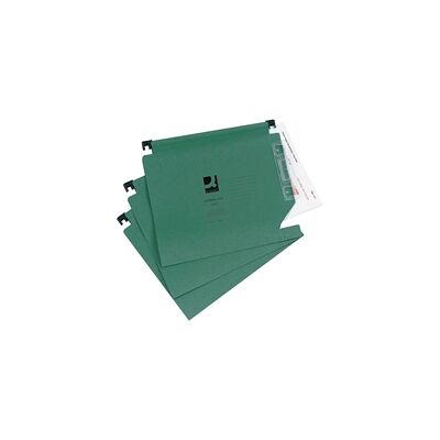Q-Connect 15mm Lateral File Manilla 150 Sheet Green (25 Pack) KF01184 Q-Connect 15mm Lateral File Manilla 150 Sheet Green (25 Pack) KF01184