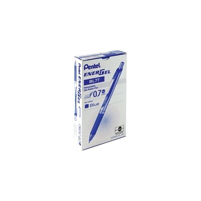 Pentel EnerGel Xm Retractable Gel Pen Medium Blue (Pack of 12) BL77-C Pentel EnerGel Xm Retractable Gel Pen Medium Blue (Pack of 12) BL77-C