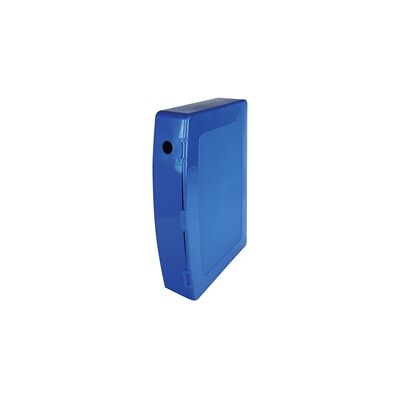 Q-Connect Polypropylene PolyBox File Foolscap Blue Ref KF04103 Q-Connect Polypropylene PolyBox File Foolscap Blue Ref KF04103