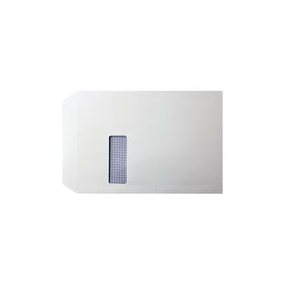 Q-Connect C4 Envelopes Window Self Seal 100gsm White (250 Pack) KF3535 Q-Connect C4 Envelopes Window Self Seal 100gsm White (250 Pack) KF3535