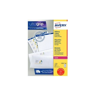 Avery Laser Labels 38.1x21.2mm (Pack of 6500) L7651H Avery Laser Labels 38.1x21.2mm (Pack of 6500) L7651H