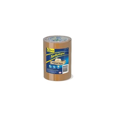 Sellotape Brown Parcel Tape 48mmx50m (Pack of 3) 2862929 Sellotape Brown Parcel Tape 48mmx50m (Pack of 3) 2862929