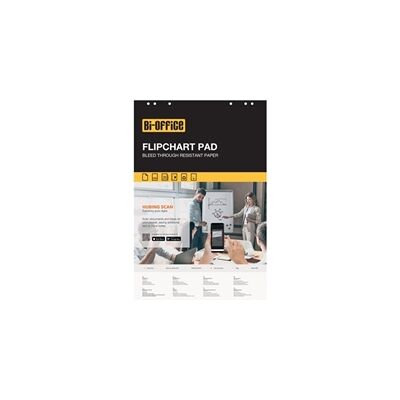 Bi-Office Flipchart Pad Plain 20 Sheets 55gsm Paper Euro (Pack of 5) Bi-Office Flipchart Pad Plain 20 Sheets 55gsm Paper Euro (Pack of 5)