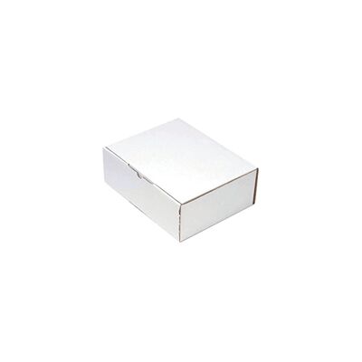 Unbranded Mailing Box 260x175x100mm White (25 Pack) PPAK-KING09-D Unbranded Mailing Box 260x175x100mm White (25 Pack) PPAK-KING09-D