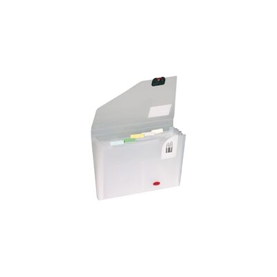 Snopake Expanding Organiser 6 Part A4 Clear Snopake Expanding Organiser 6 Part A4 Clear