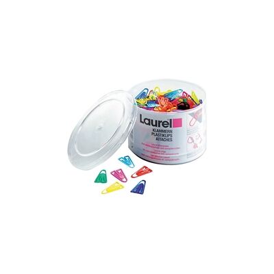 Laurel Plastic Paperclip 35mm Assorted (200 Pack) Laurel Plastic Paperclip 35mm Assorted (200 Pack)