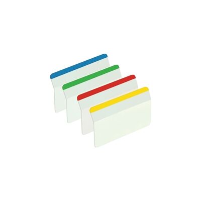 Post-it Angled Filing Tabs Assorted (24 Pack) Post-it Angled Filing Tabs Assorted (24 Pack)