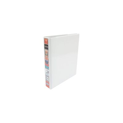 Elba Panorama 25mm 2 D-Ring Presentation Binder A5 White (6 Pack) Elba Panorama 25mm 2 D-Ring Presentation Binder A5 White (6 Pack)